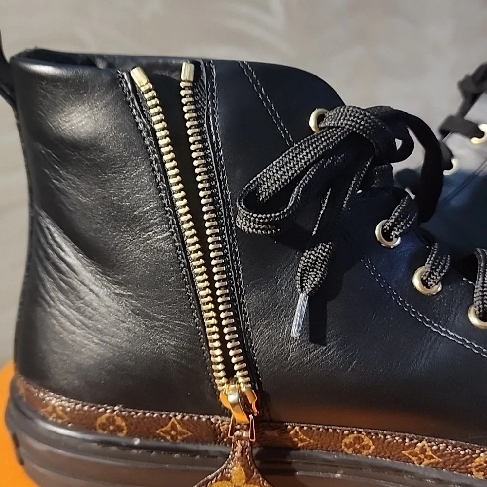 Louis Vuitton high top fashion tennis shoe. Authentic - Picture 7 of 16